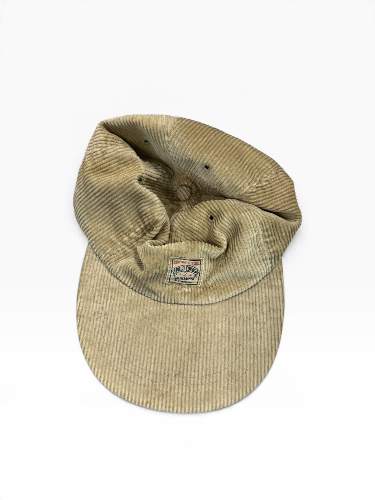 Vintage OG Polo Country Ralph Lauren Corduroy Longbill Hat