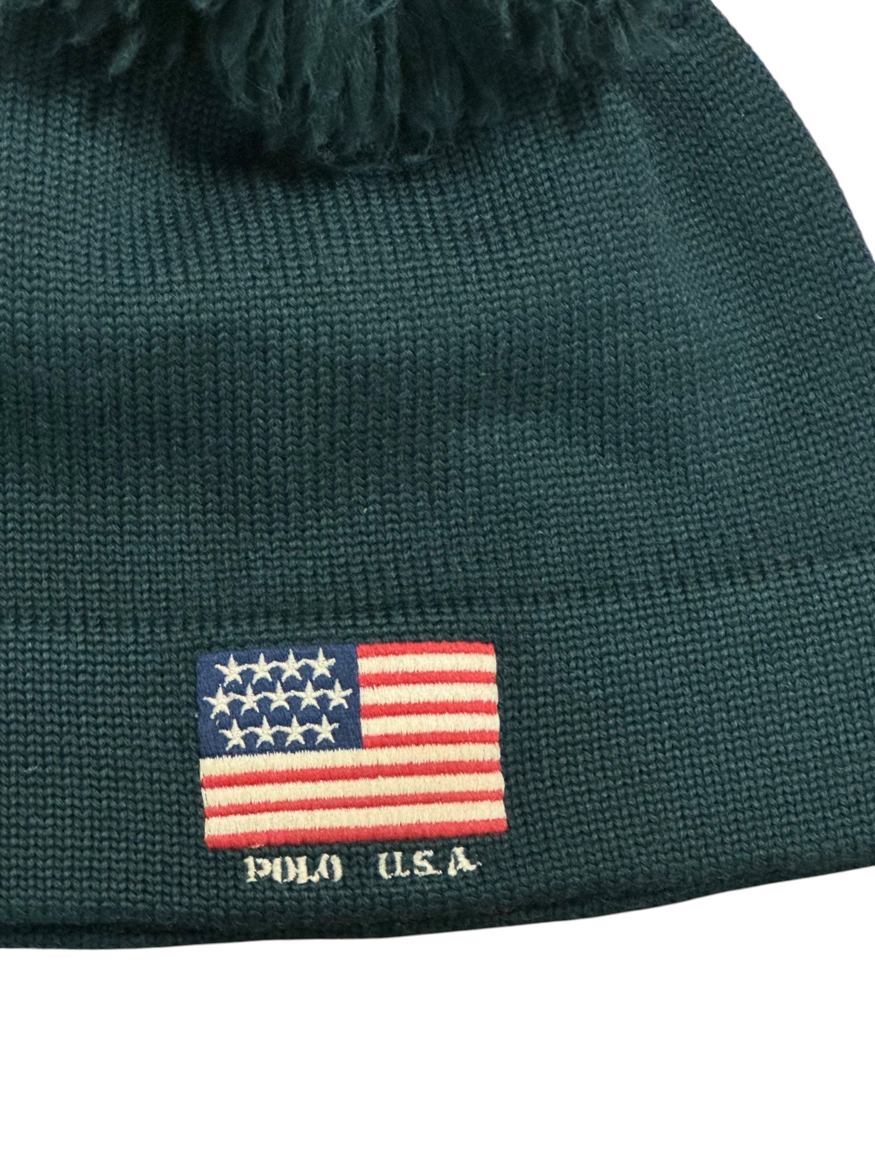 Vintage OG Polo Ralph Lauren POLO USA Beanie
