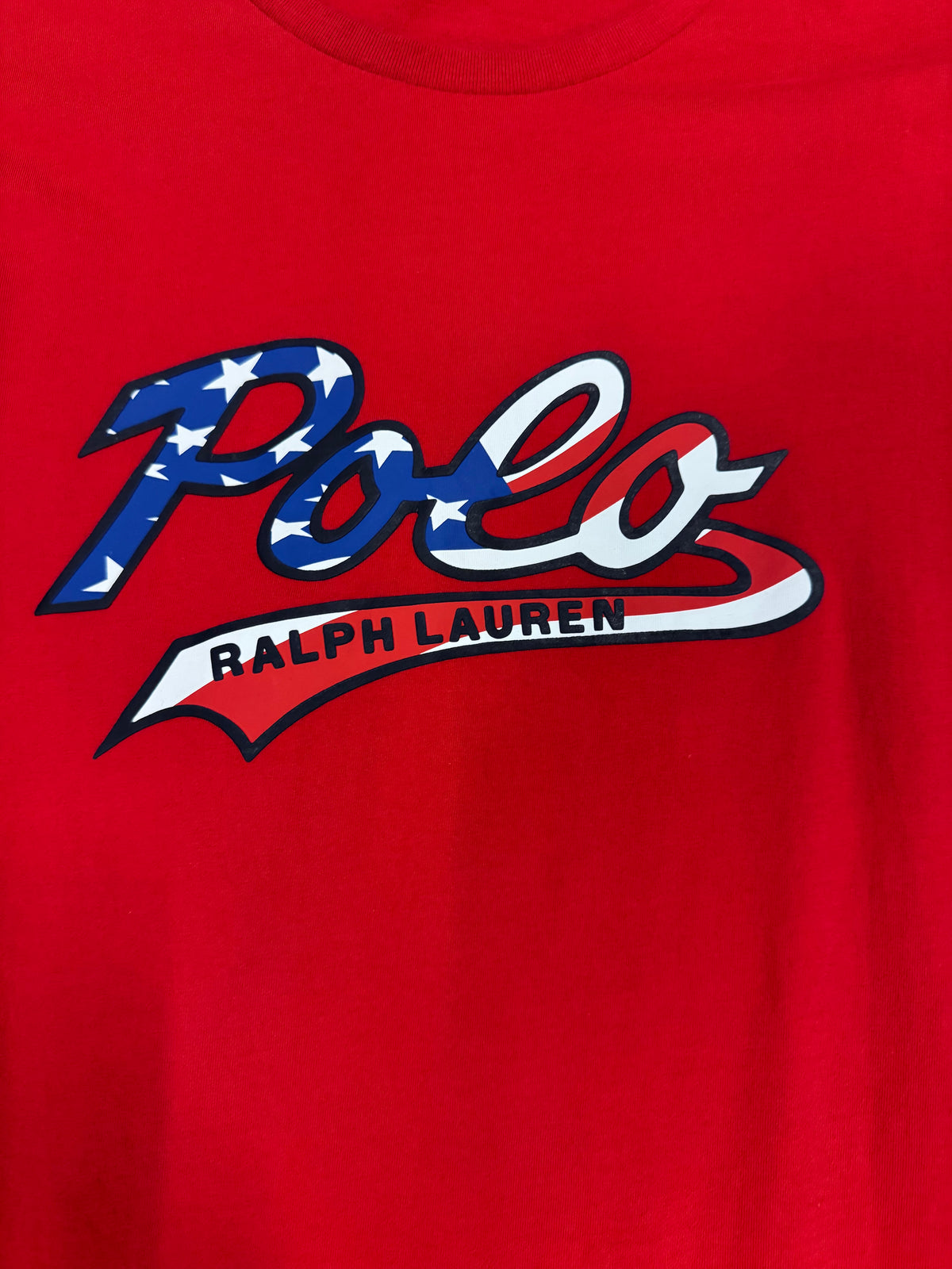 Polo Ralph Lauren Flag Script Tee