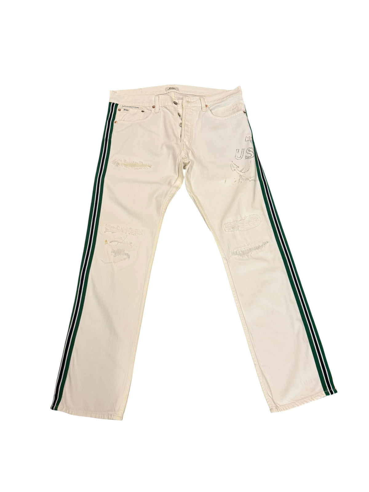 Polo Ralph Lauren Distressed Naval Denim Jeans