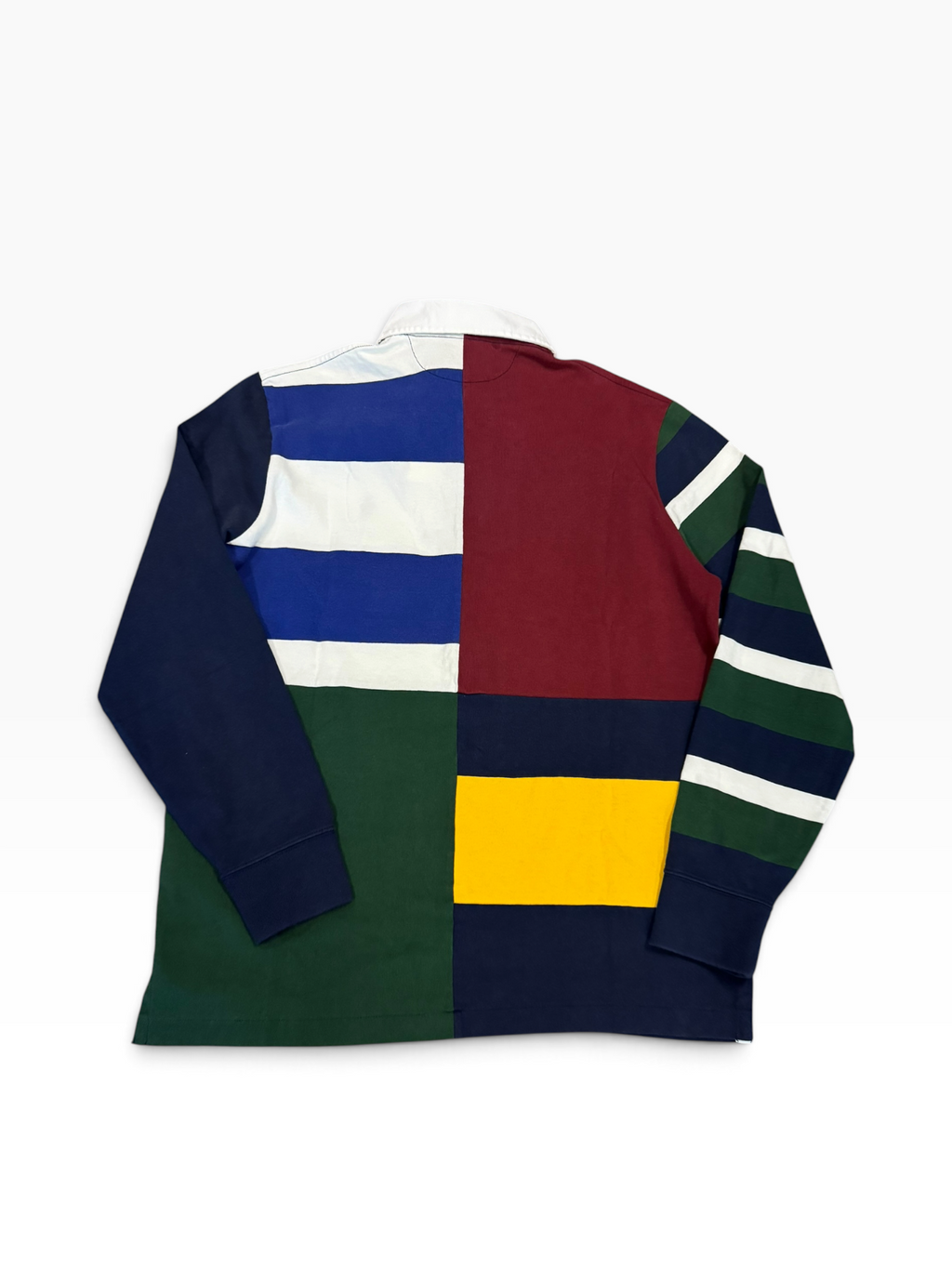 NWT Polo Ralph Lauren Patchwork NYC Scribble Rugby