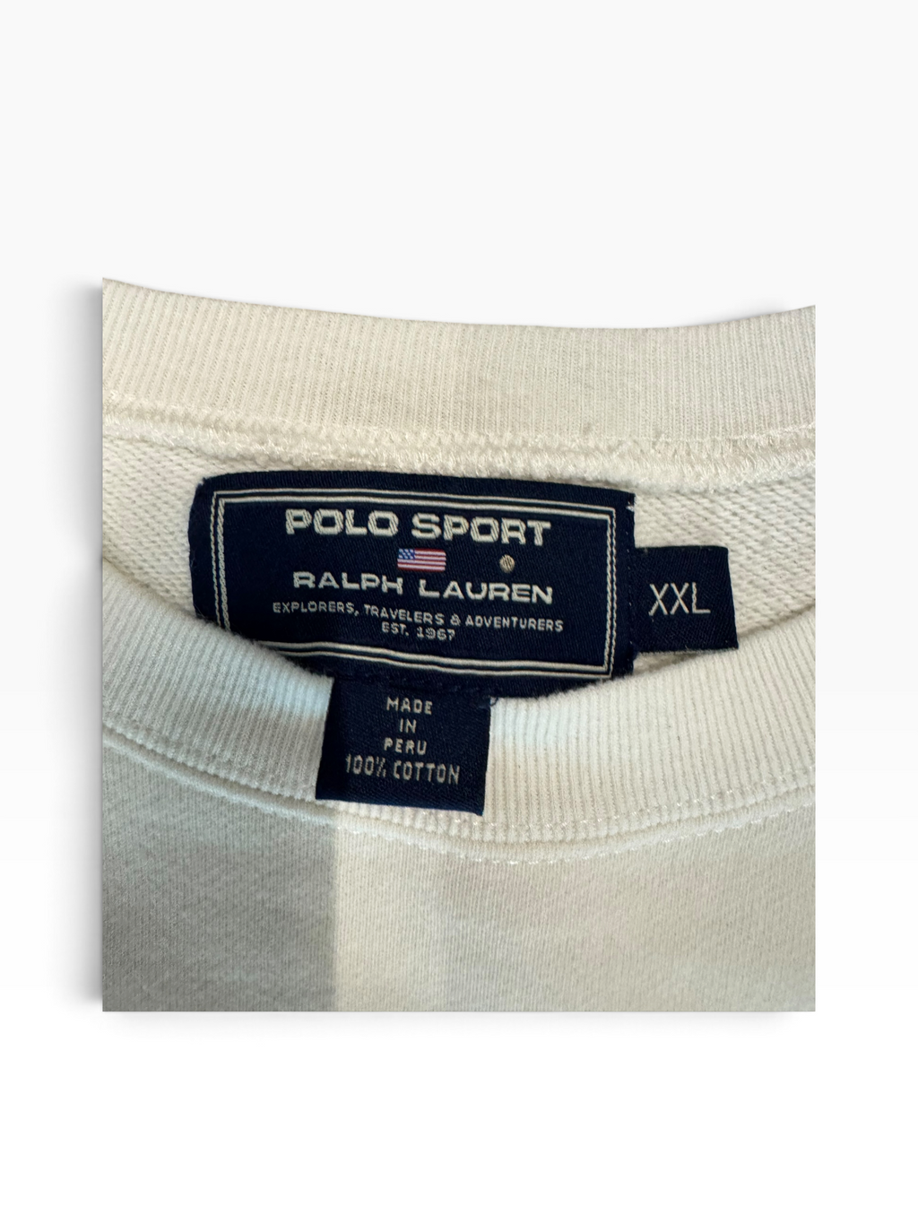 Vintage OG Polo Sport Ralph Lauren Water Safety Sweatshirt