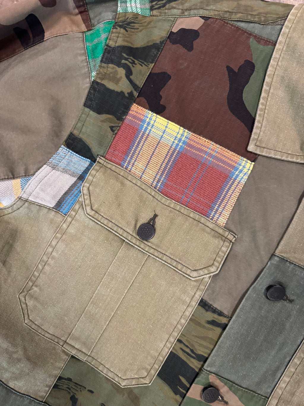 NWOT RRL Ralph Lauren Limited Edition Patchwork Workshirt