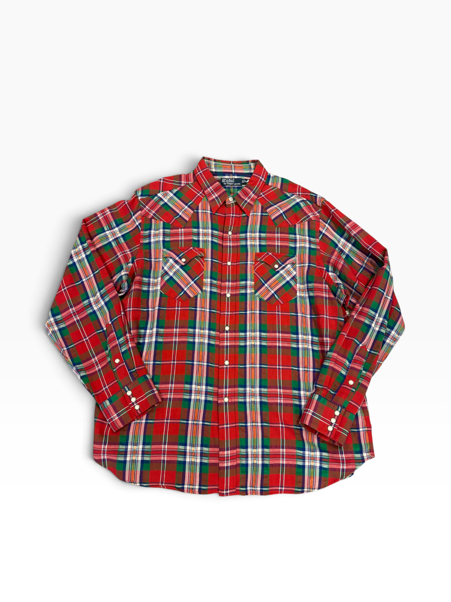 Vintage OG Polo Ralph Lauren Native Inspired Western Flannel
