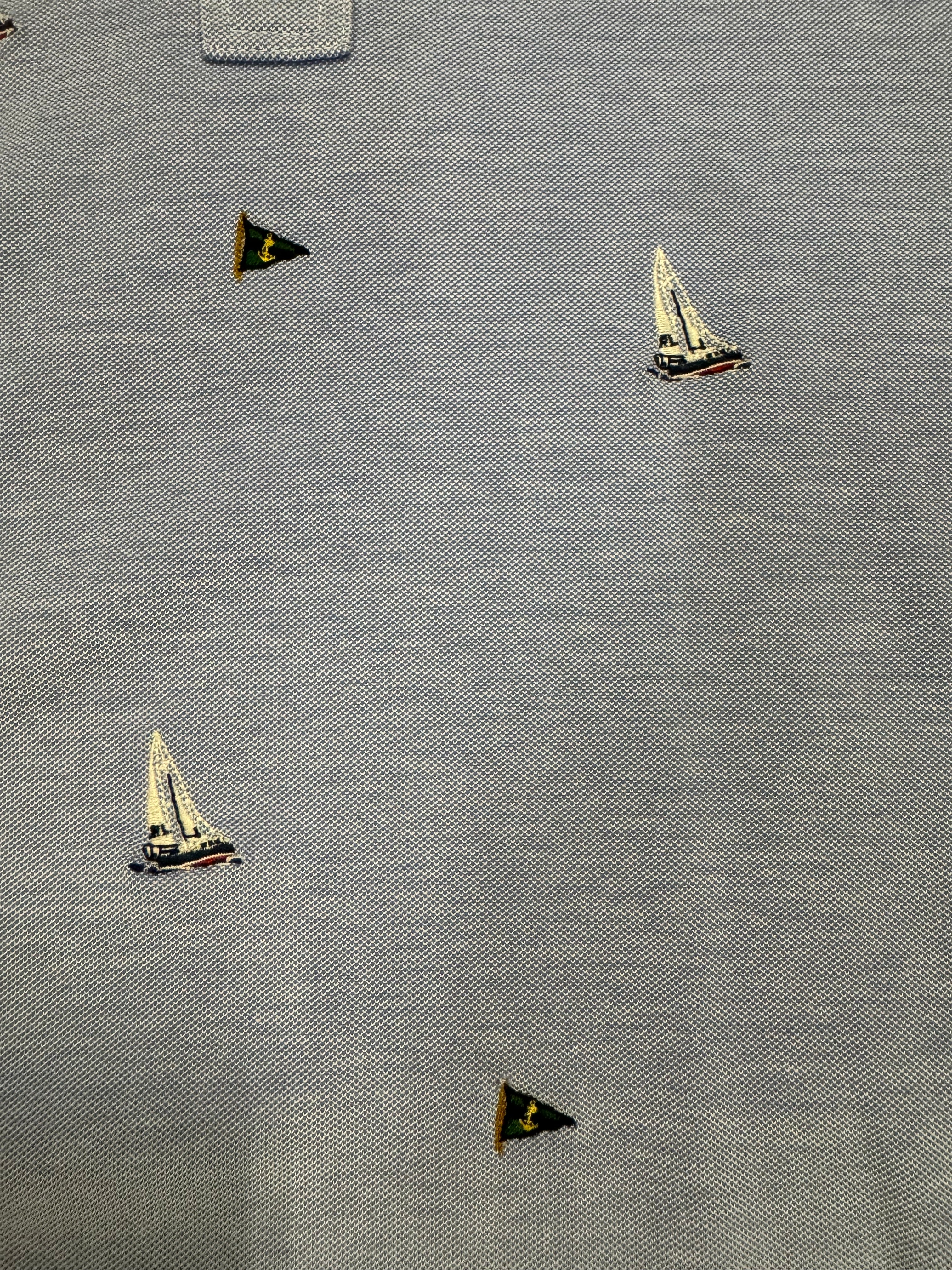 Polo Ralph Lauren Embroidered Sailing Oxford Knit Shirt