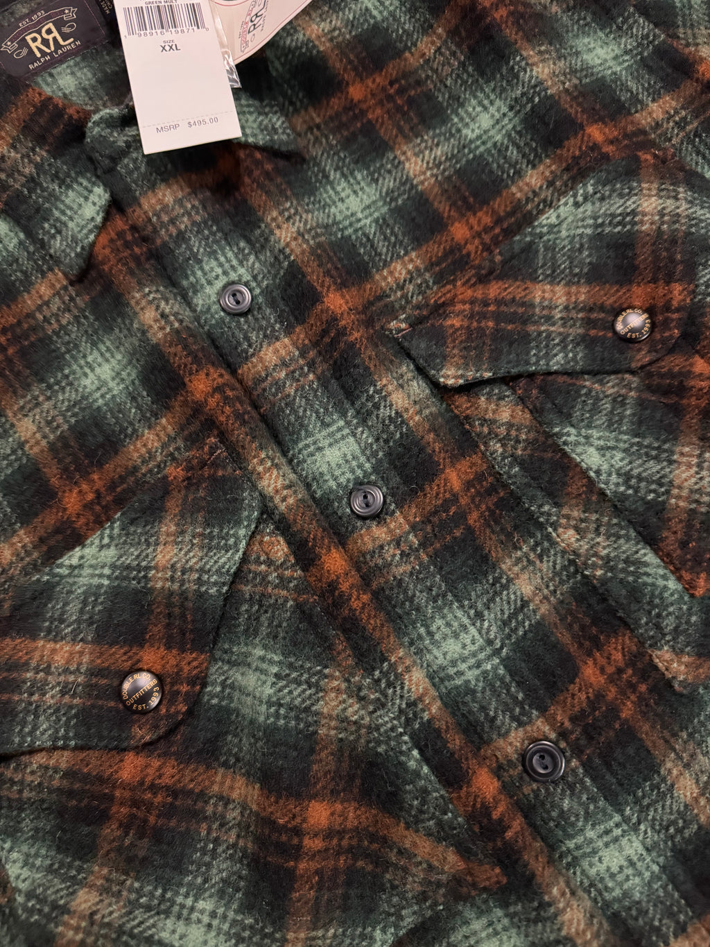 NWT RRL Ralph Lauren Heavyweight Workshirt