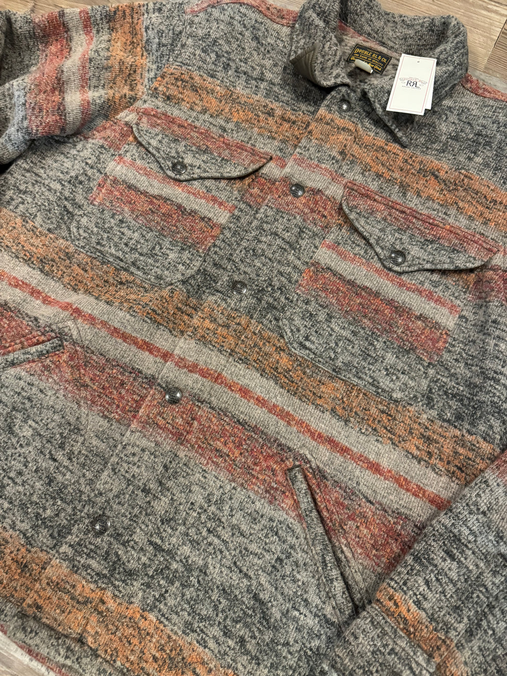 NWT RRL Ralph Lauren Native Heavyweight Work-shirt