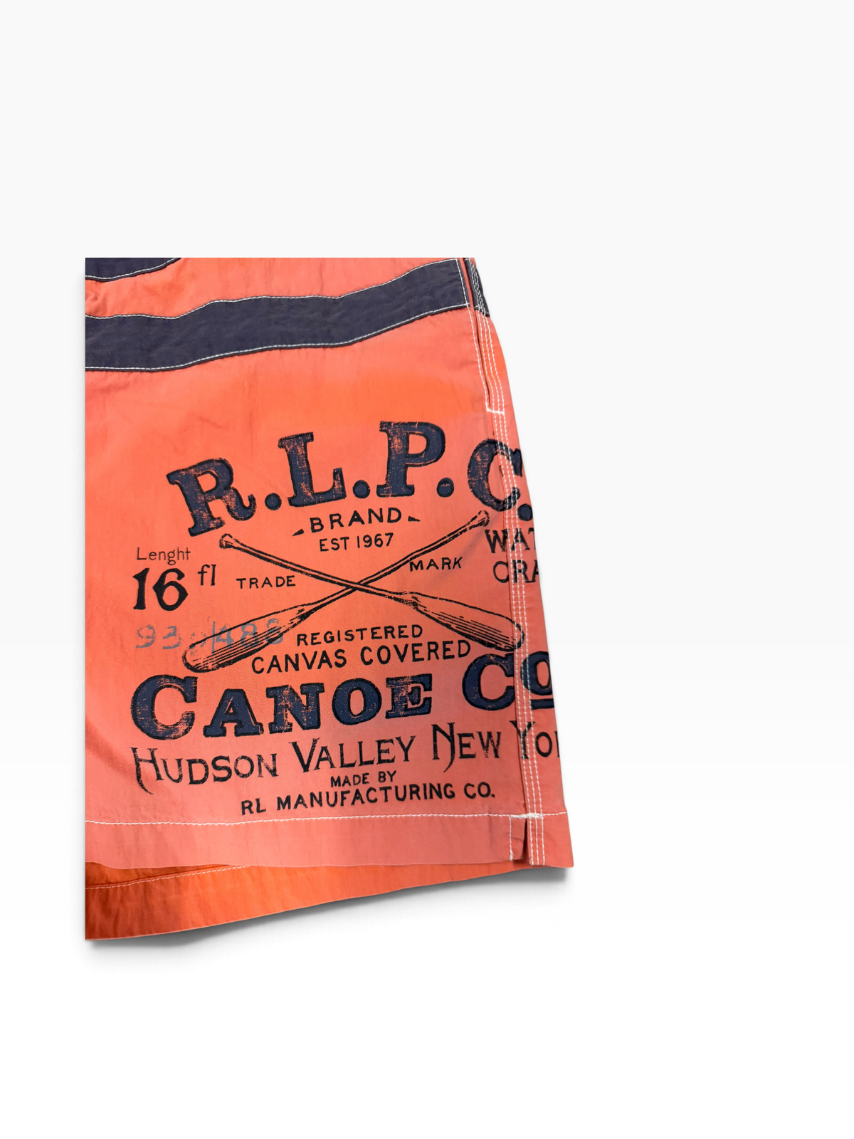 Vintage OG Polo Ralph Lauren Sportsman RLPC Canoe Club Swim Trunks