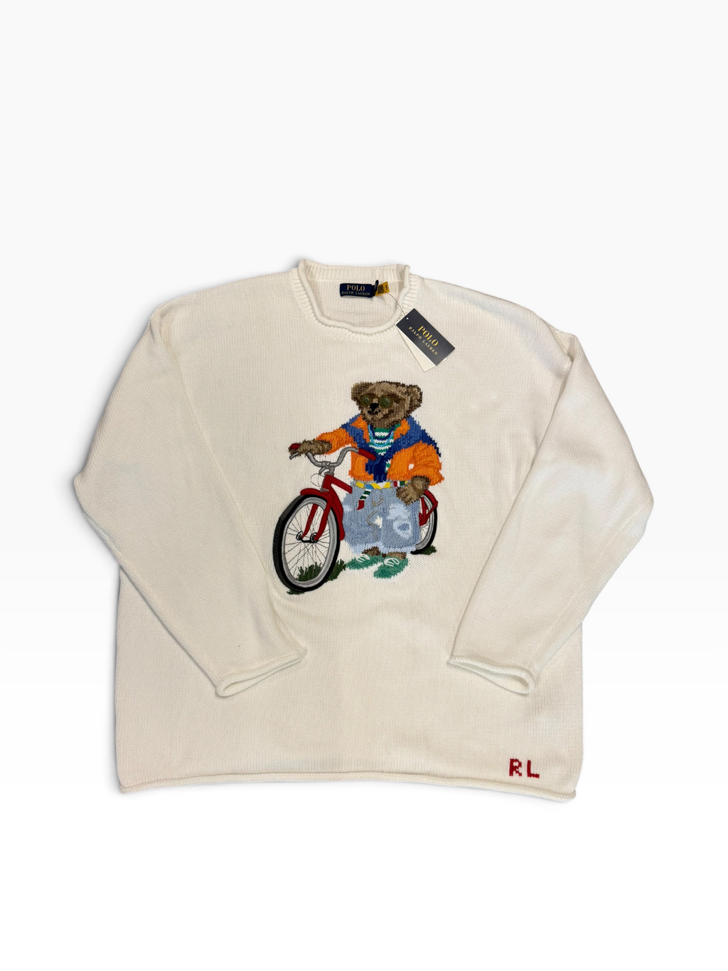NWT Polo Ralph Lauren Beachcruiser Bear Knit Sweater