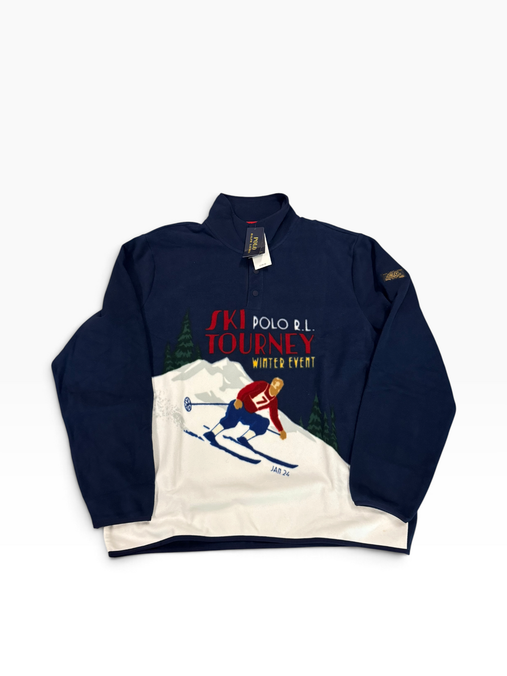 NWT Polo Ralph Lauren Ski Fleece Sweatshirt