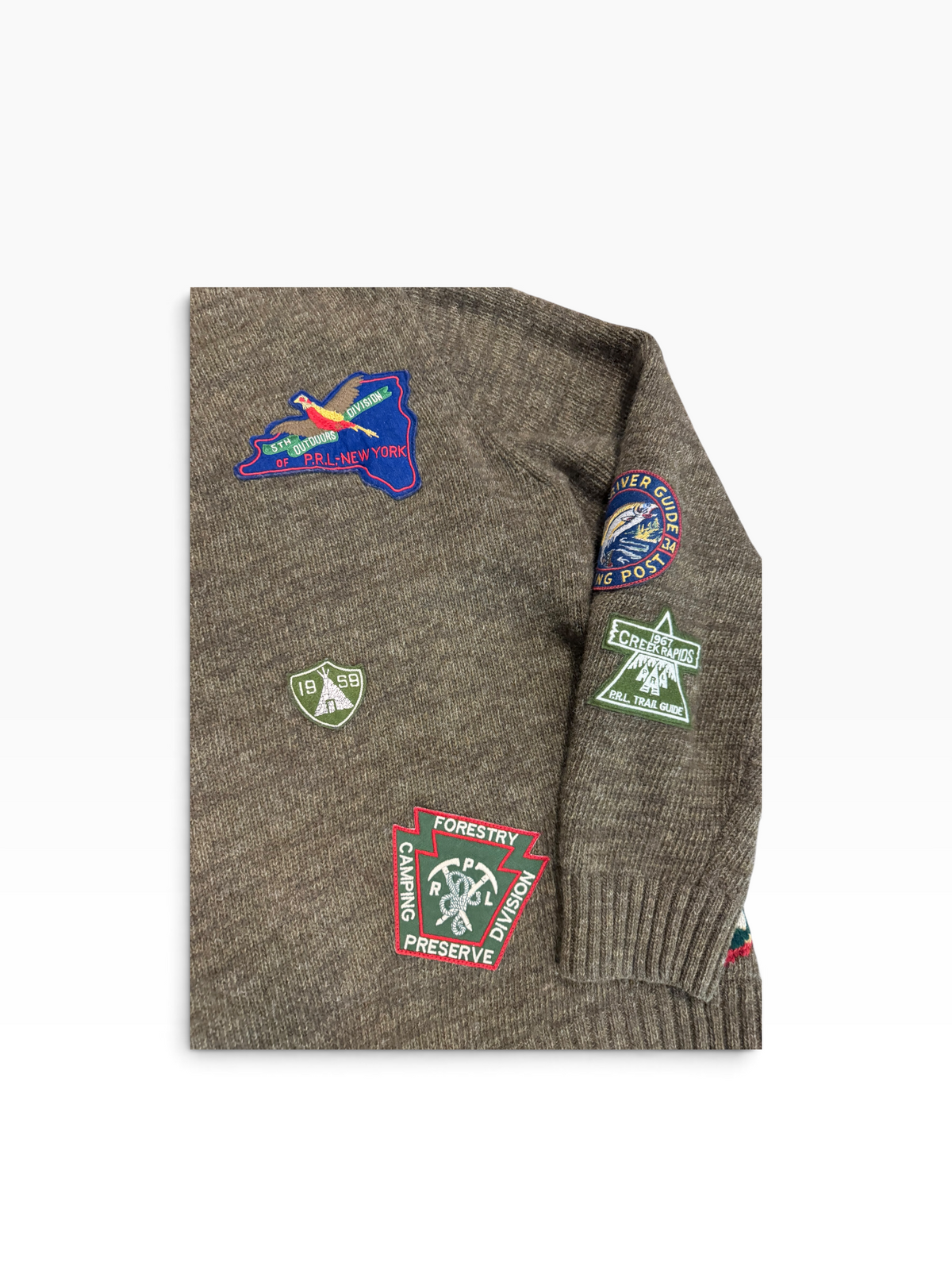 Polo Ralph Lauren Native Sportsman Bear Knit Sweater