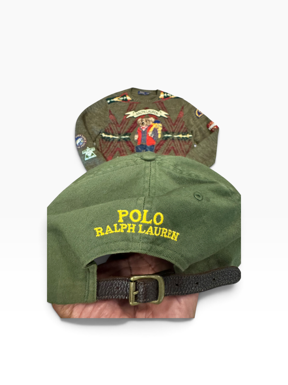 Polo Ralph Lauren Native Sportsman Bear Knit Sweater