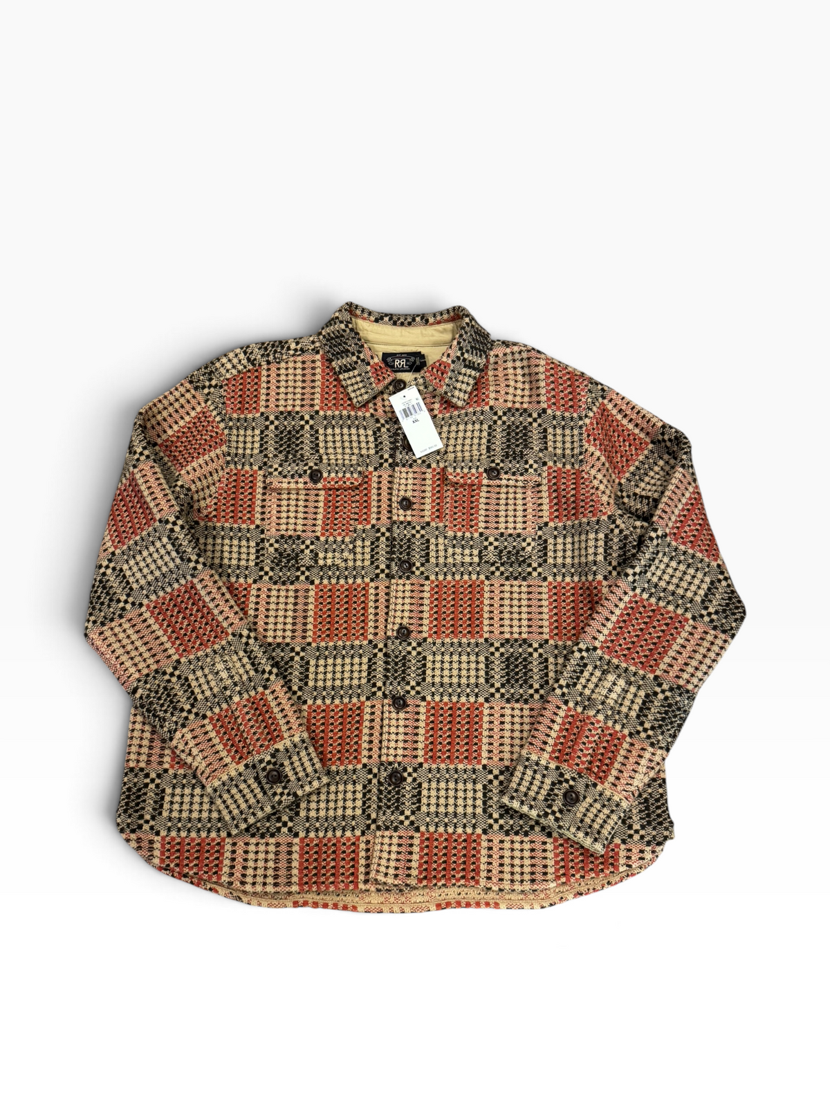 NWT RRL Ralph Lauren Heavyweight Knit Workshirt