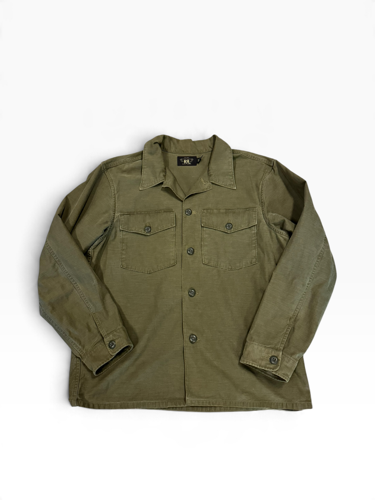 Vintage OG RRL Ralph Lauren Military Button Down