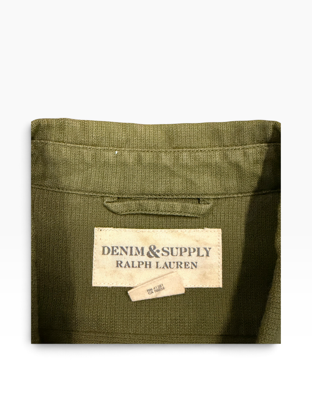 Vintage OG Ralph Lauren Denim and Supply Military Style Button Up