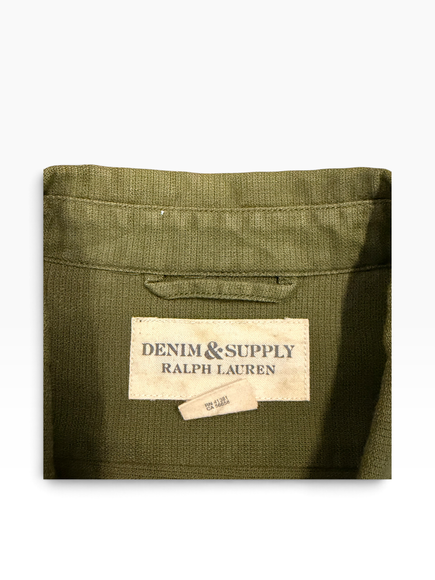 Vintage OG Ralph Lauren Denim and Supply Military Style Button Up