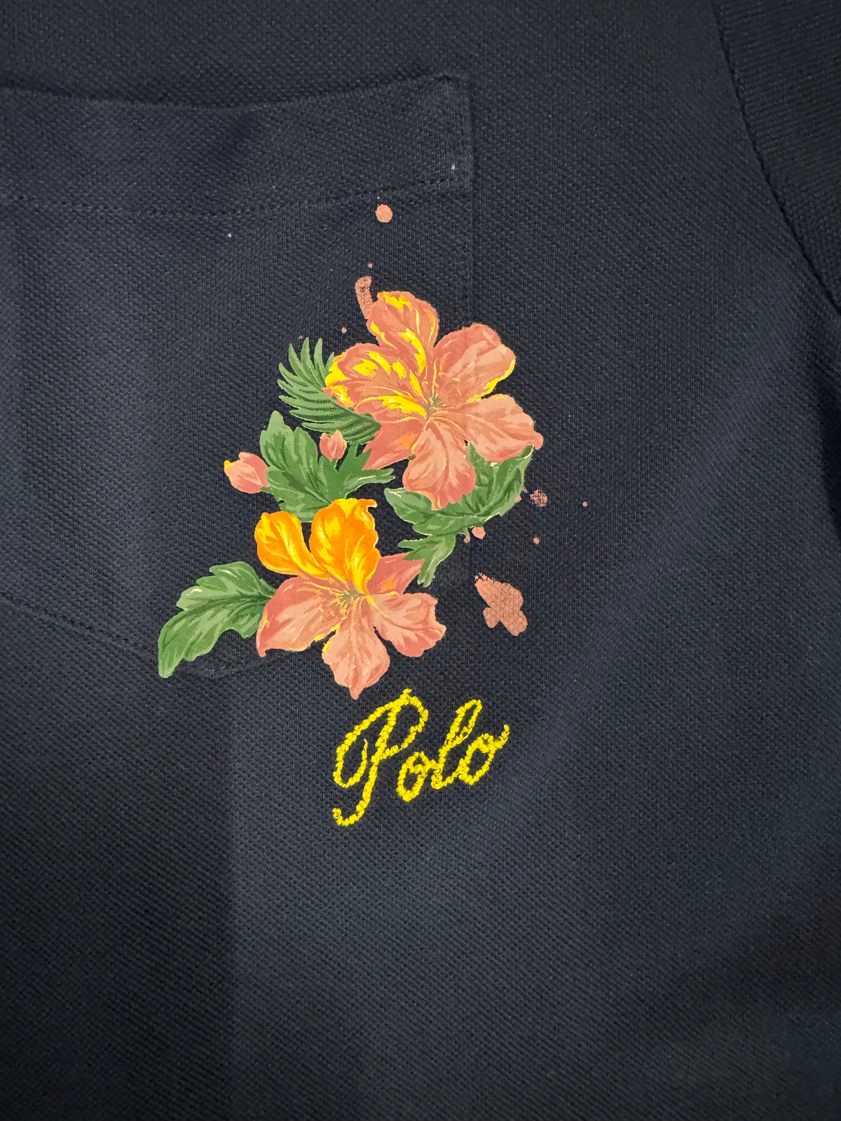Polo Ralph Lauren Floral Graphic Spellout Shirt