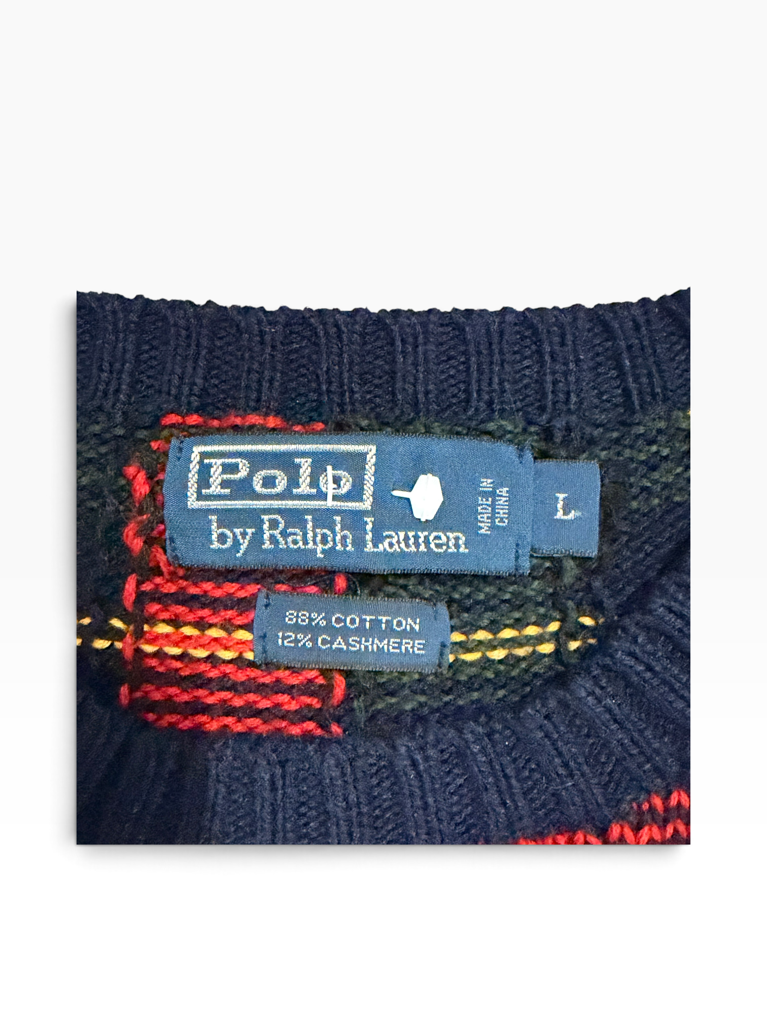 Vintage OG Polo Ralph Lauren Sportsman Cashmere Blend Knit Sweater