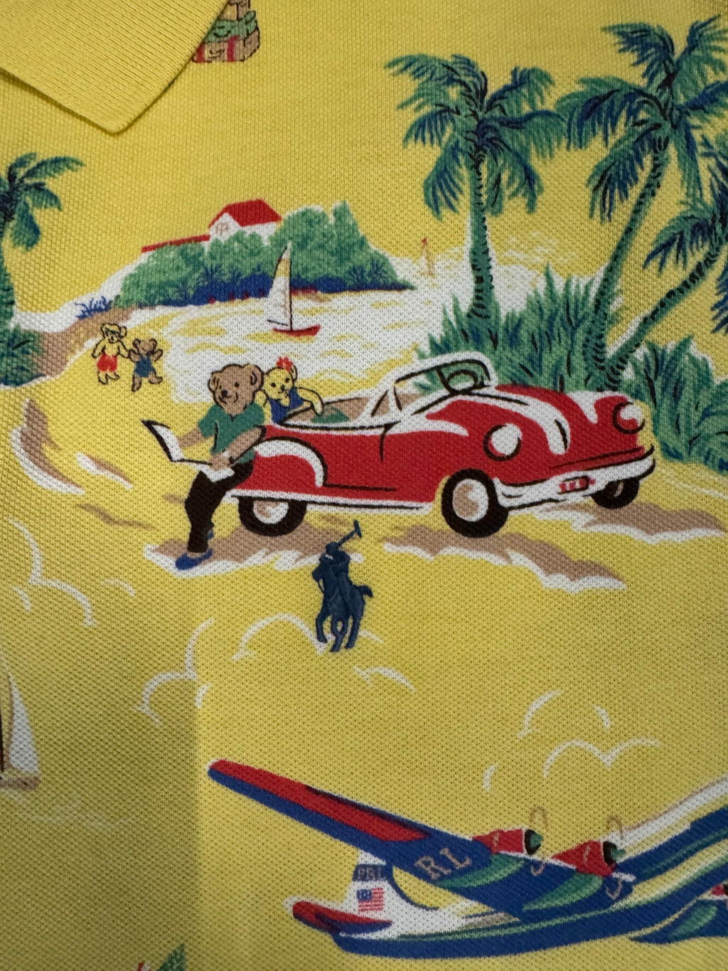 Polo Ralph Lauren Aloha Bear Vacation Graphic Shirt
