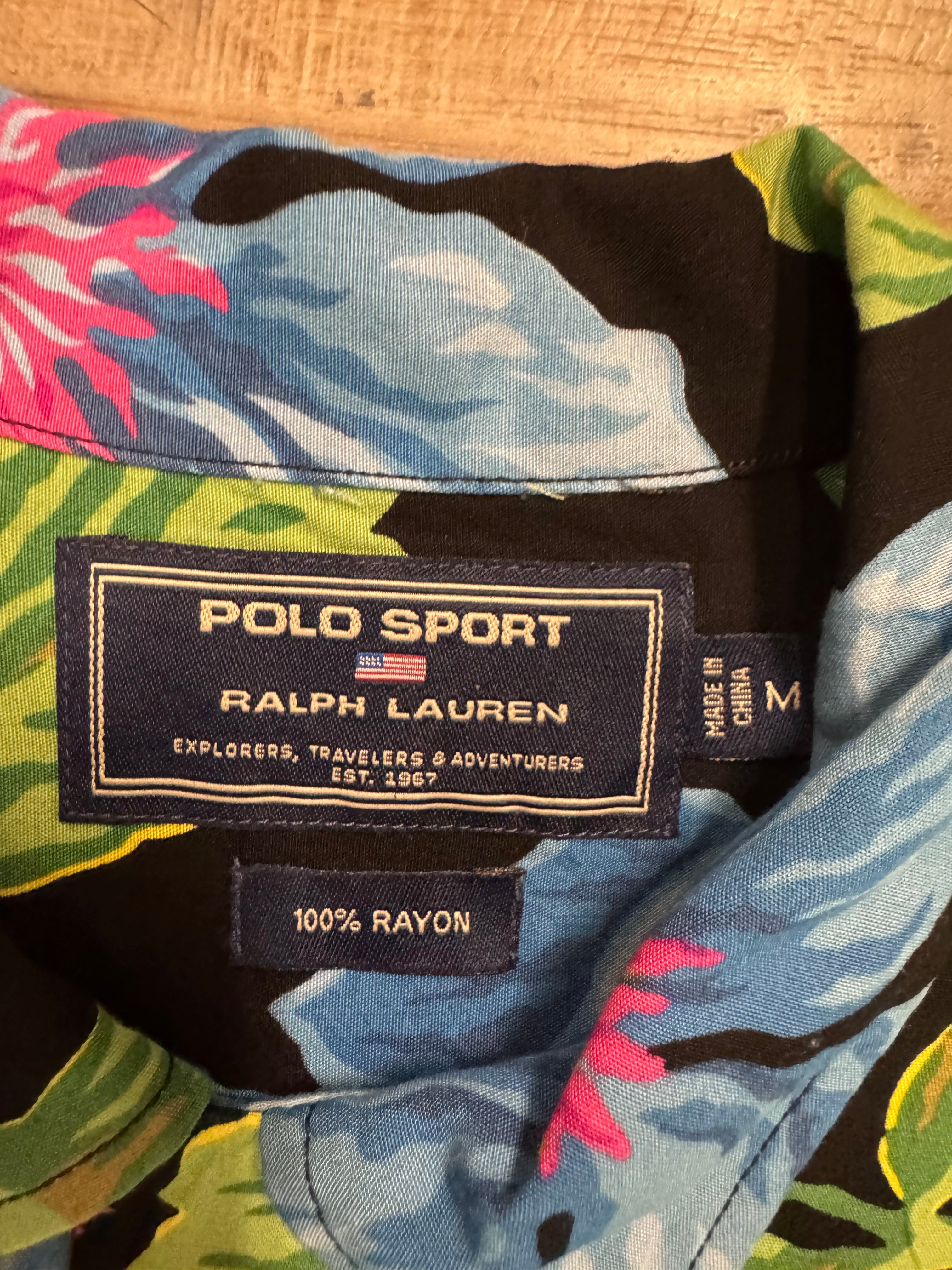 Vintage OG Polo Sport Floral Vacation Shirt