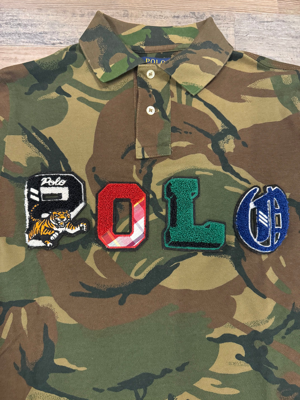 Polo Ralph Lauren Camo Varsity Shirt