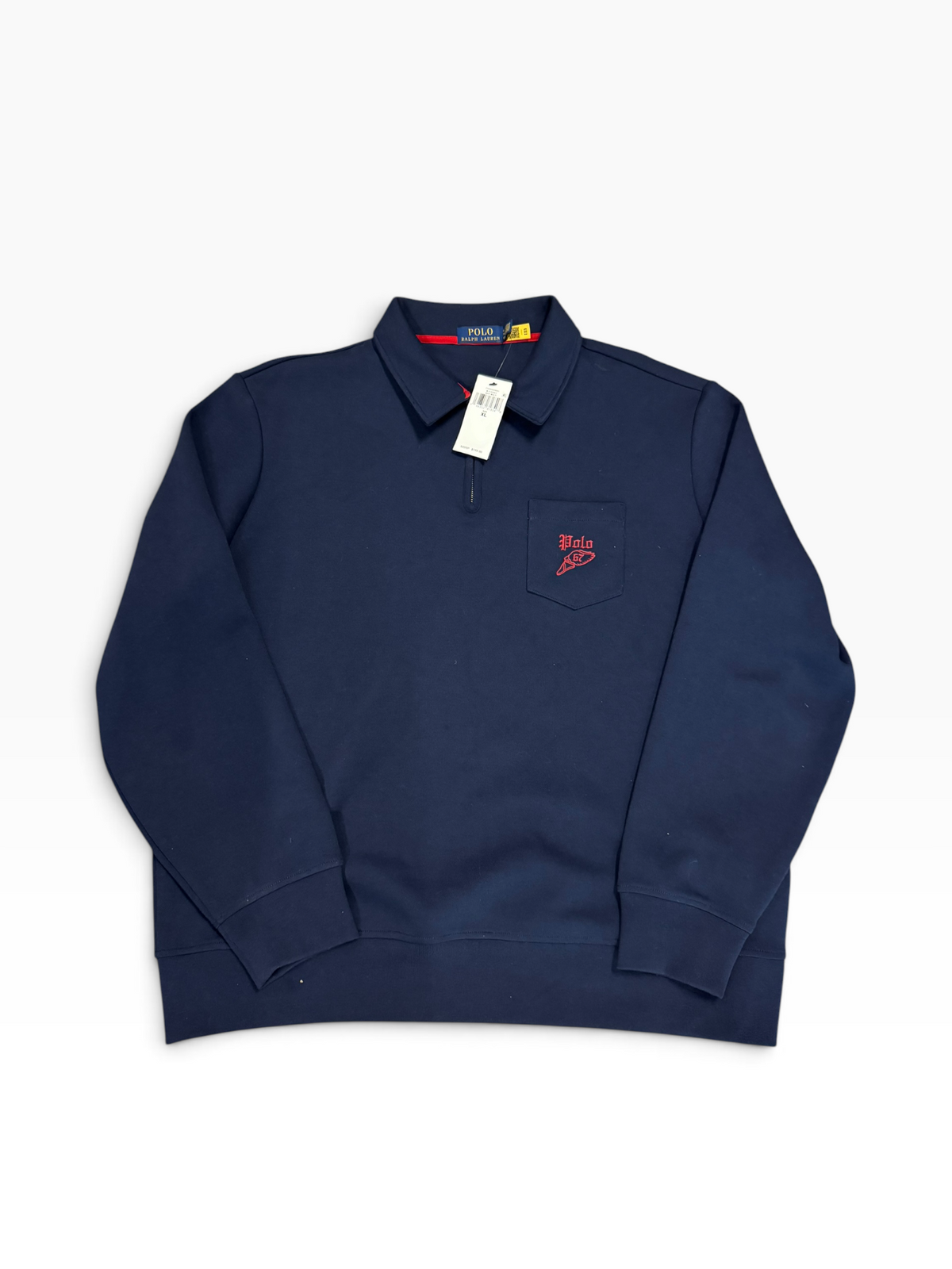 NWT Polo Ralph Lauren Pwing 1/4 ZIP Sweater