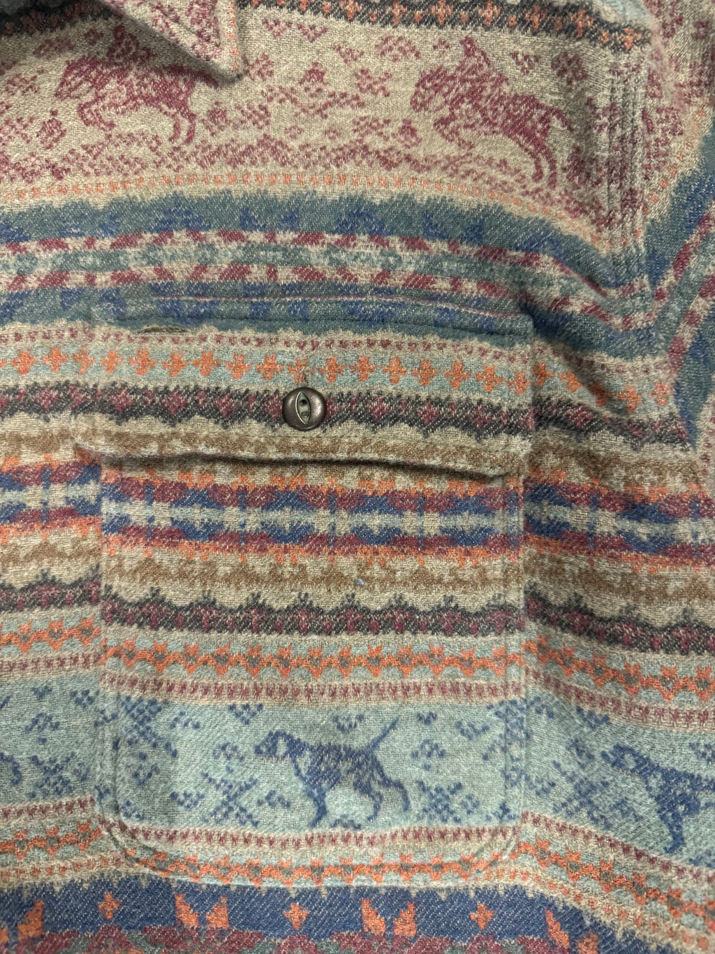 NWT RRL Ralph Lauren Western Workshirt