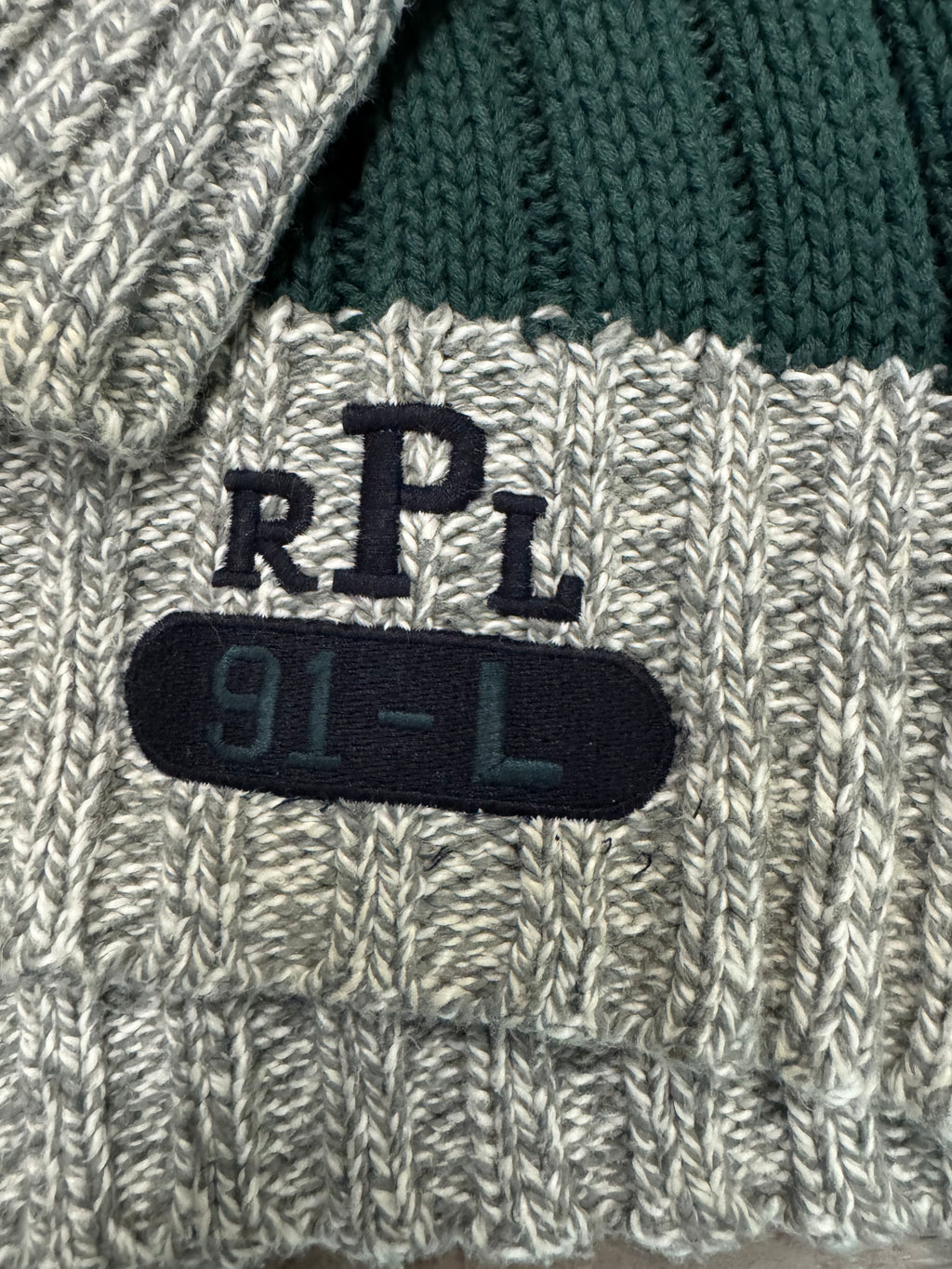 Vintage OG Polo Ralph Lauren 1991 RLP Varsity Knit