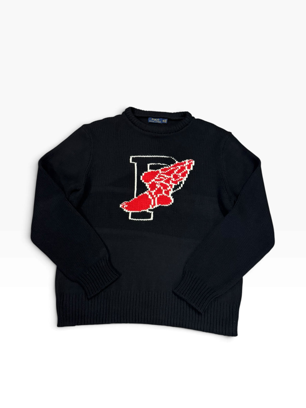 Polo Ralph Lauren Embroidered 92 Stadium Pwing Knit Sweater