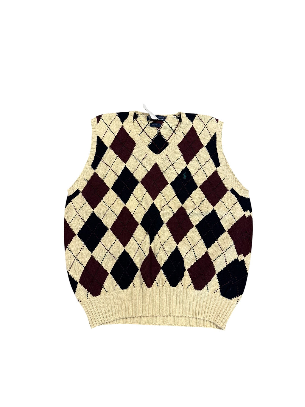Vintage OG Polo Ralph Lauren Knit Argyle Vest