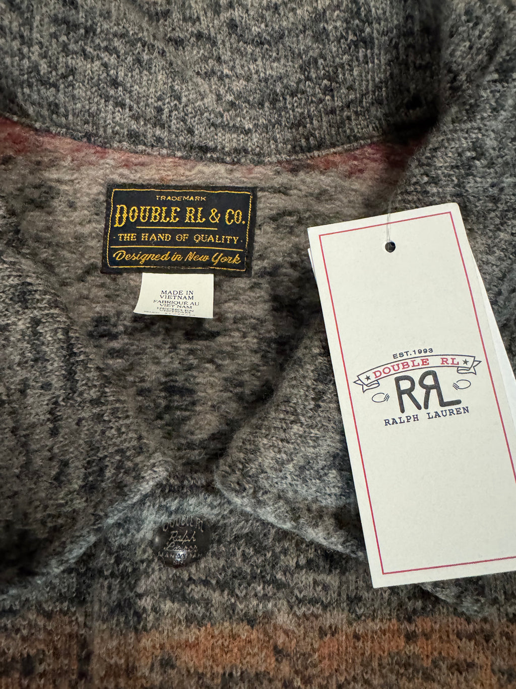 NWT RRL Ralph Lauren Native Heavyweight Work-shirt
