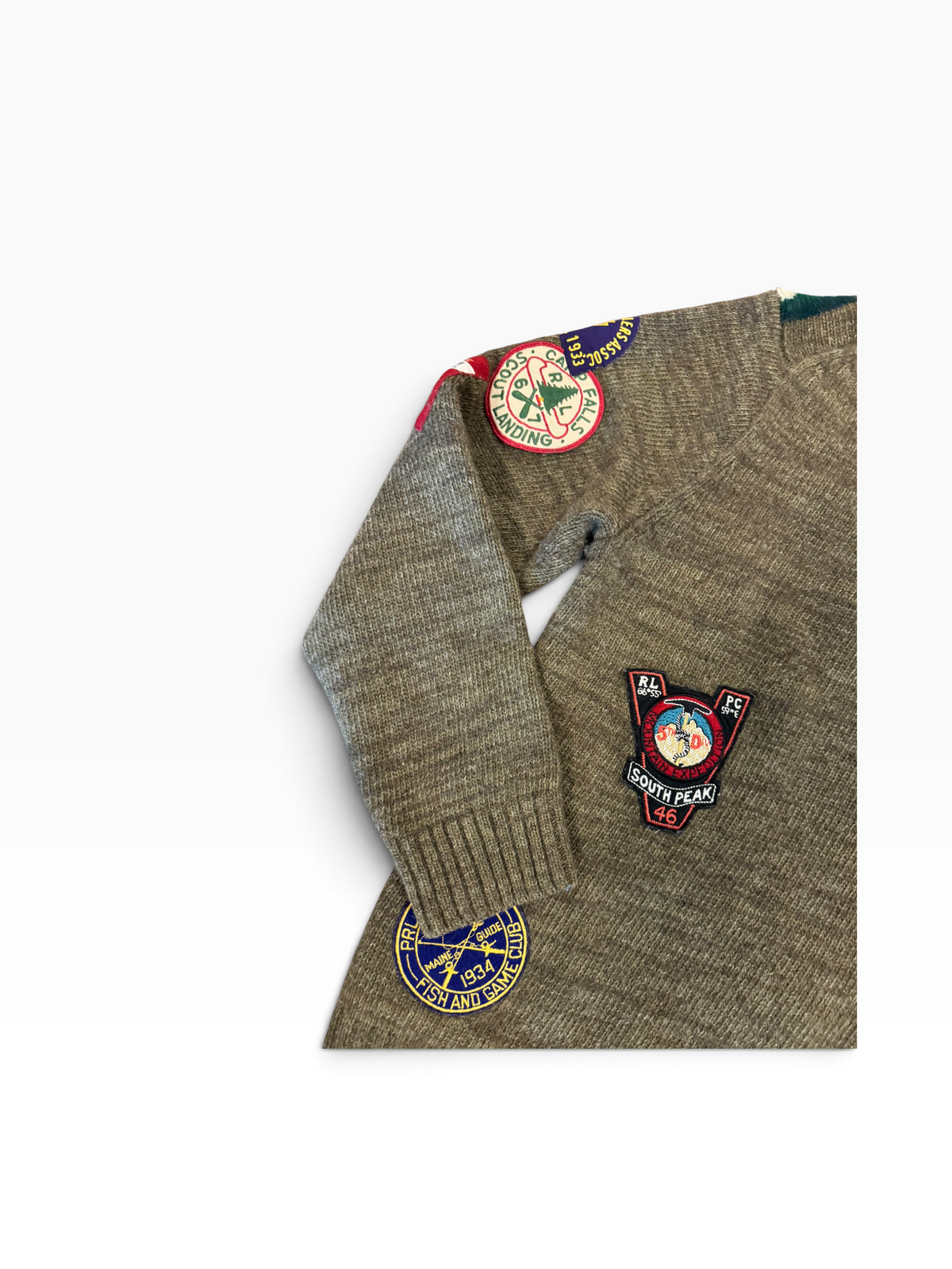 Polo Ralph Lauren Native Sportsman Bear Knit Sweater