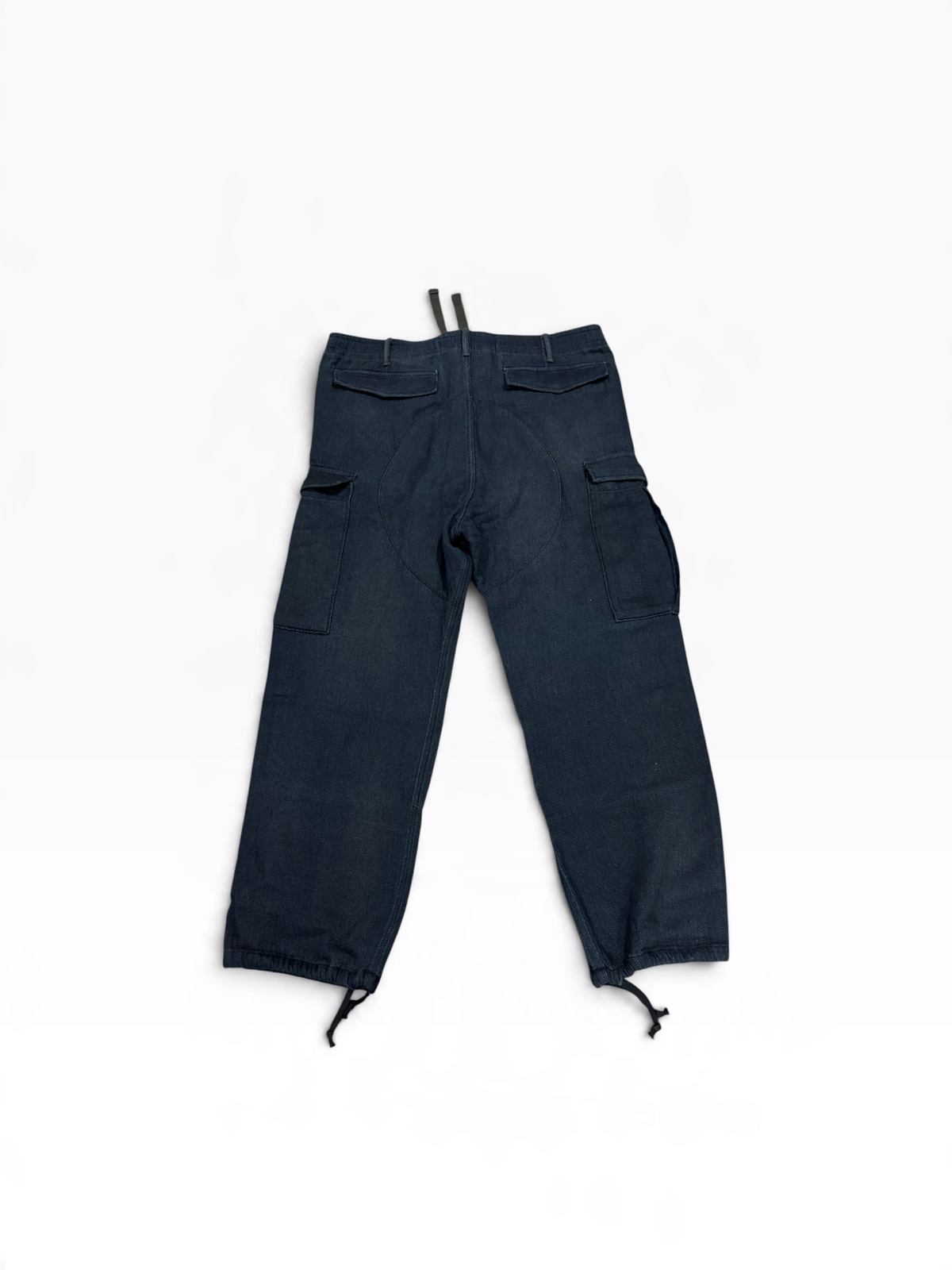 NWT RRL Ralph Lauren Heavyweight Indigo Cargo Joggers