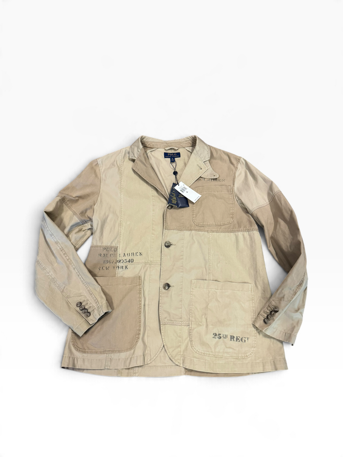 NWT Polo Ralph Lauren Sportsman Patchwork Jacket