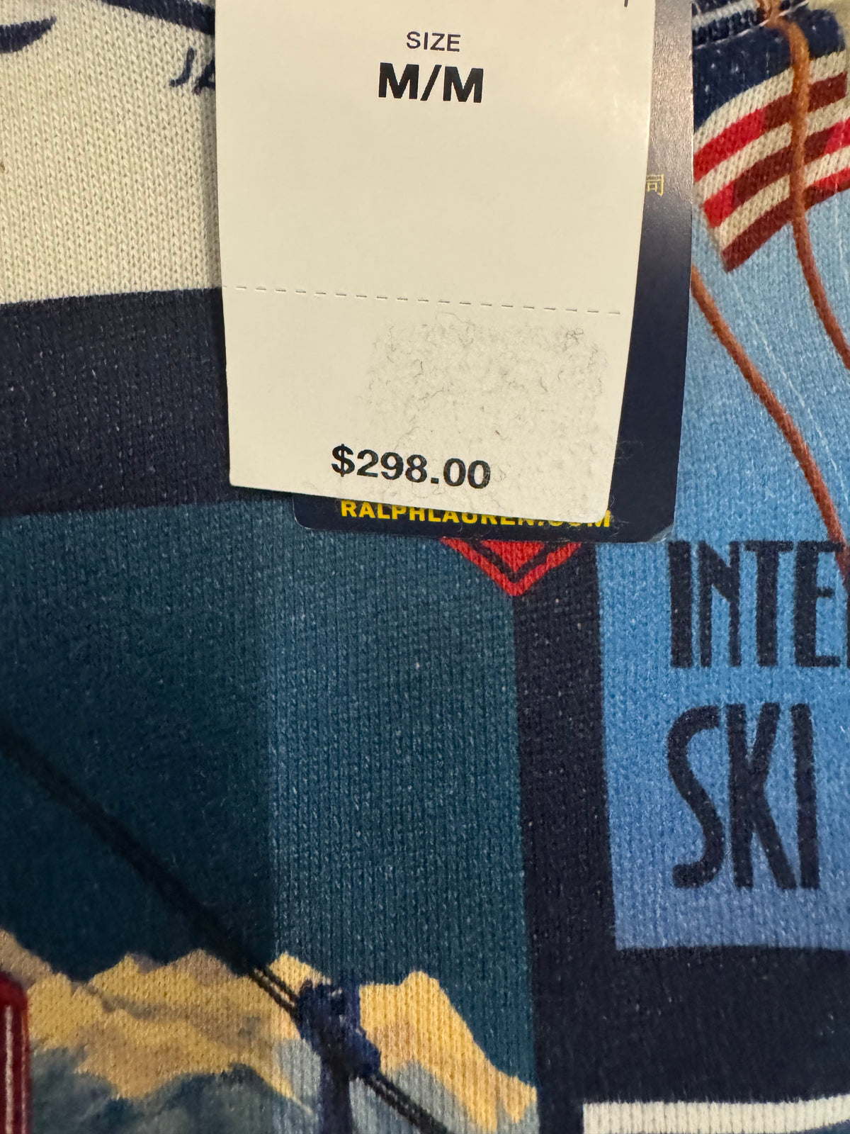 NWT Polo Ralph Lauren Graphic Ski Hoodie