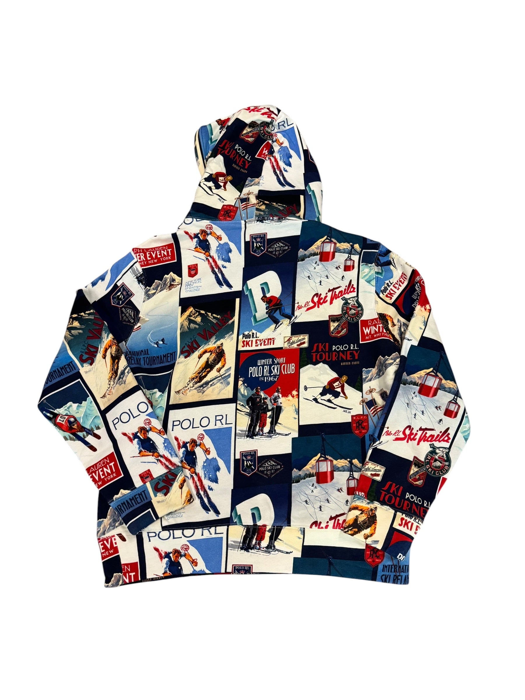 NWT Polo Ralph Lauren Graphic Ski Hoodie