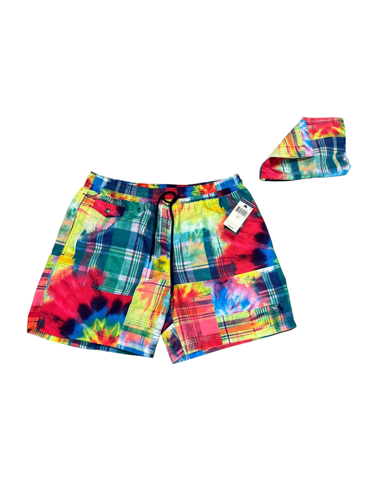 NWT Polo Ralph Lauren Tie Dye Graphic Shorts