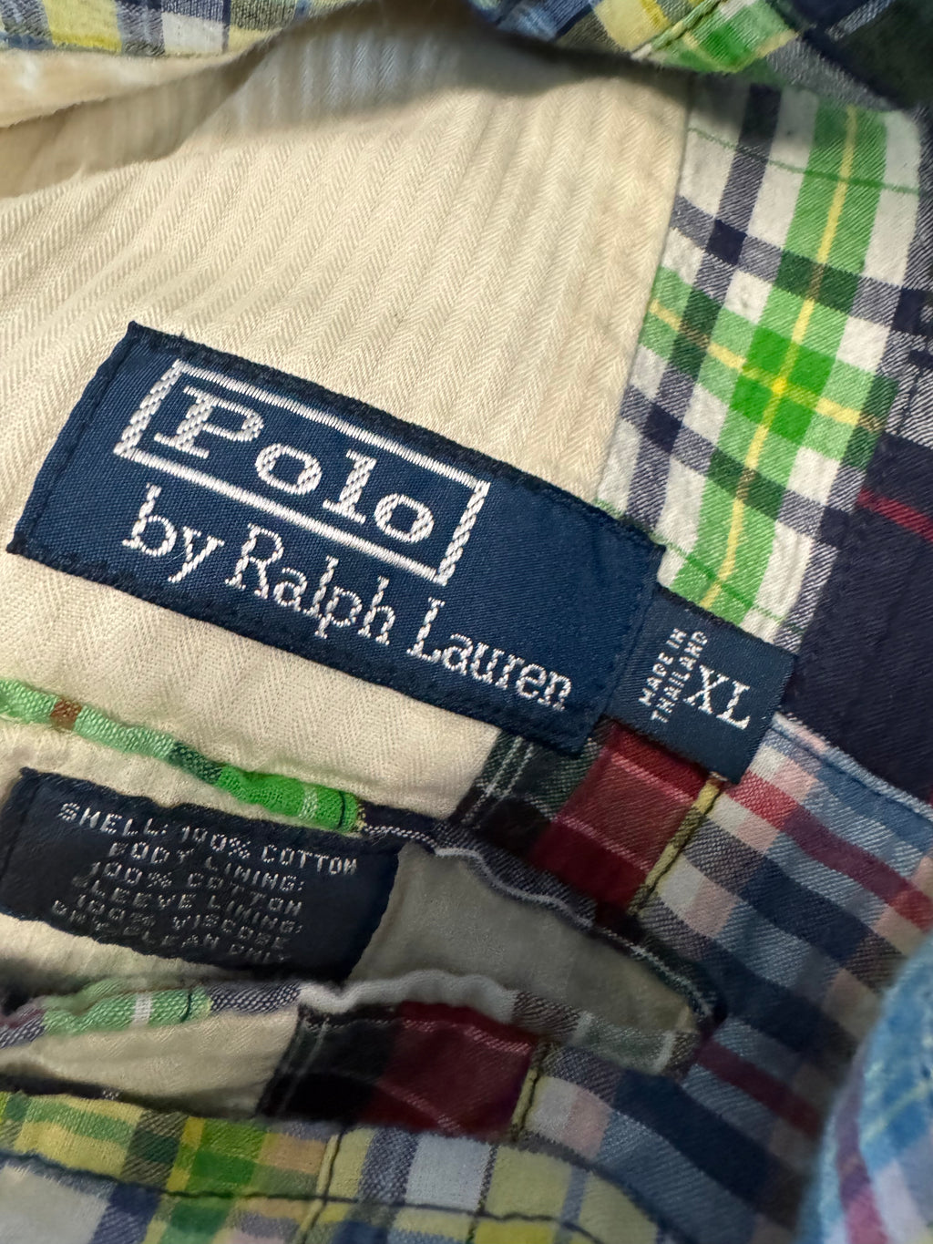 Vintage OG Polo Ralph Lauren Patchwork Blazer