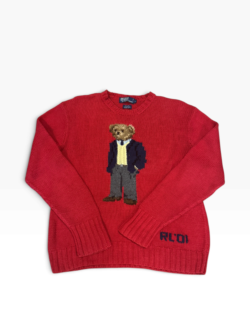 Vintage OG Ralph Lauren 2001 Kanye Bear Knit