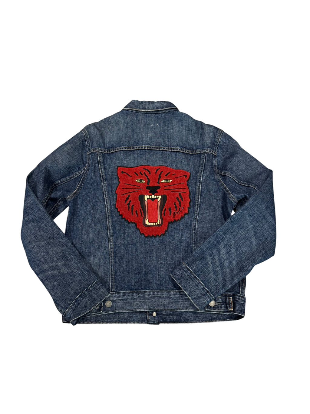 Polo Ralph Lauren Varsity Wildcat Denim Trucker Jacket