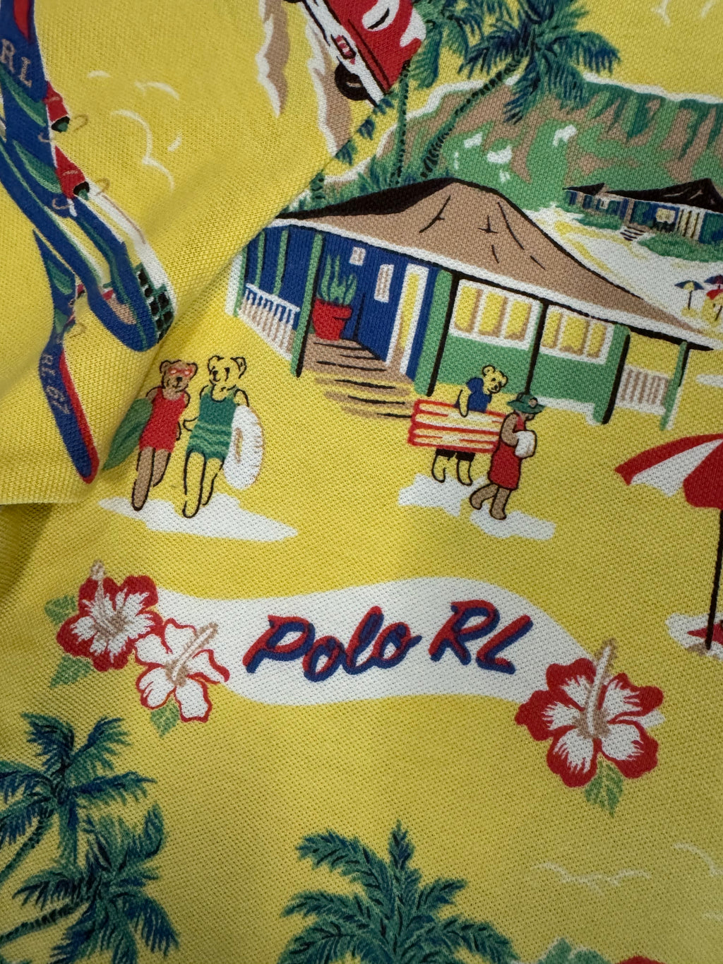 Polo Ralph Lauren Aloha Bear Vacation Graphic Shirt