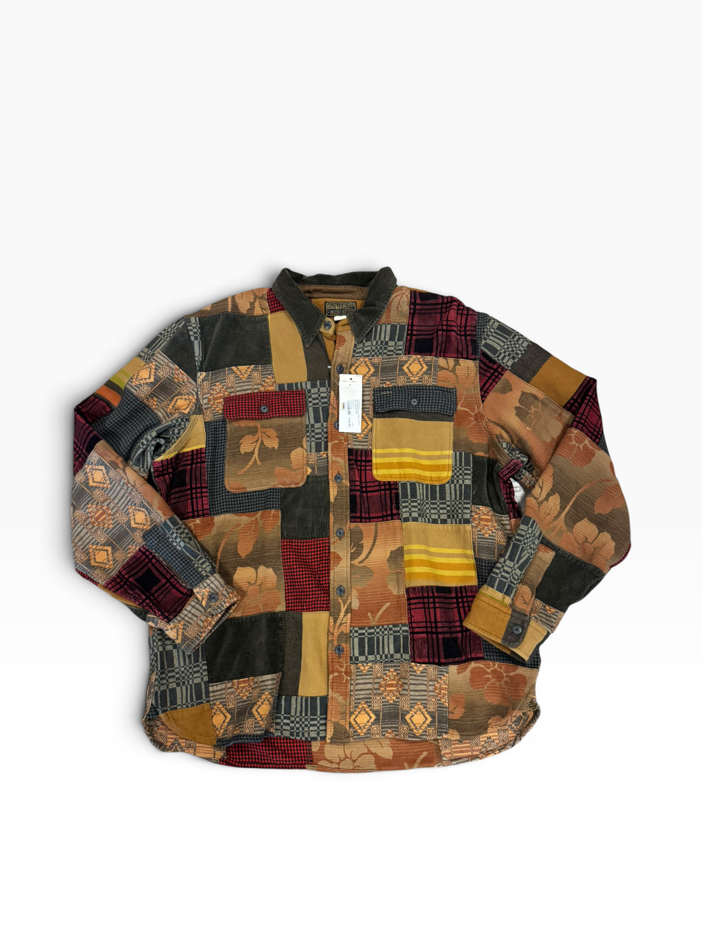 NWT RRL Ralph Lauren Limited Edition Patchwork Workshirt