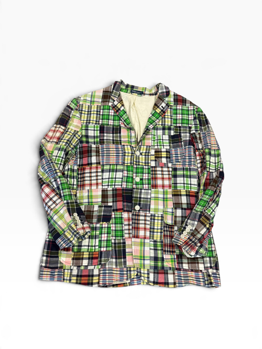 Vintage OG Polo Ralph Lauren Patchwork Blazer