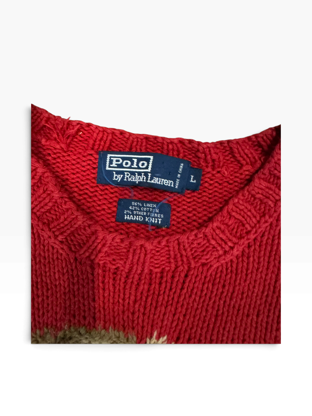 Vintage OG Ralph Lauren 2001 Kanye Bear Knit
