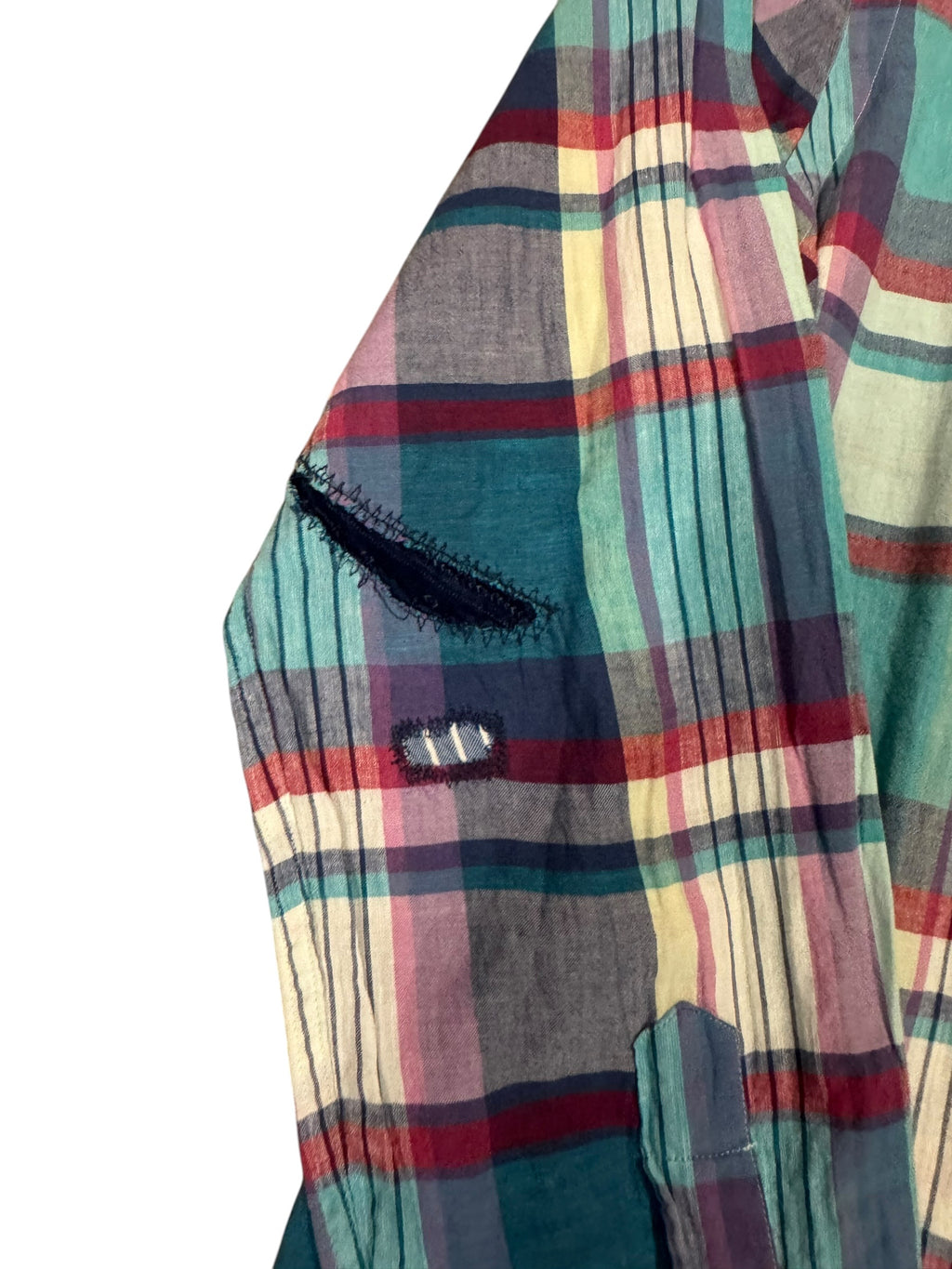 NWT Polo Ralph Lauren Madras Patchwork Button Down