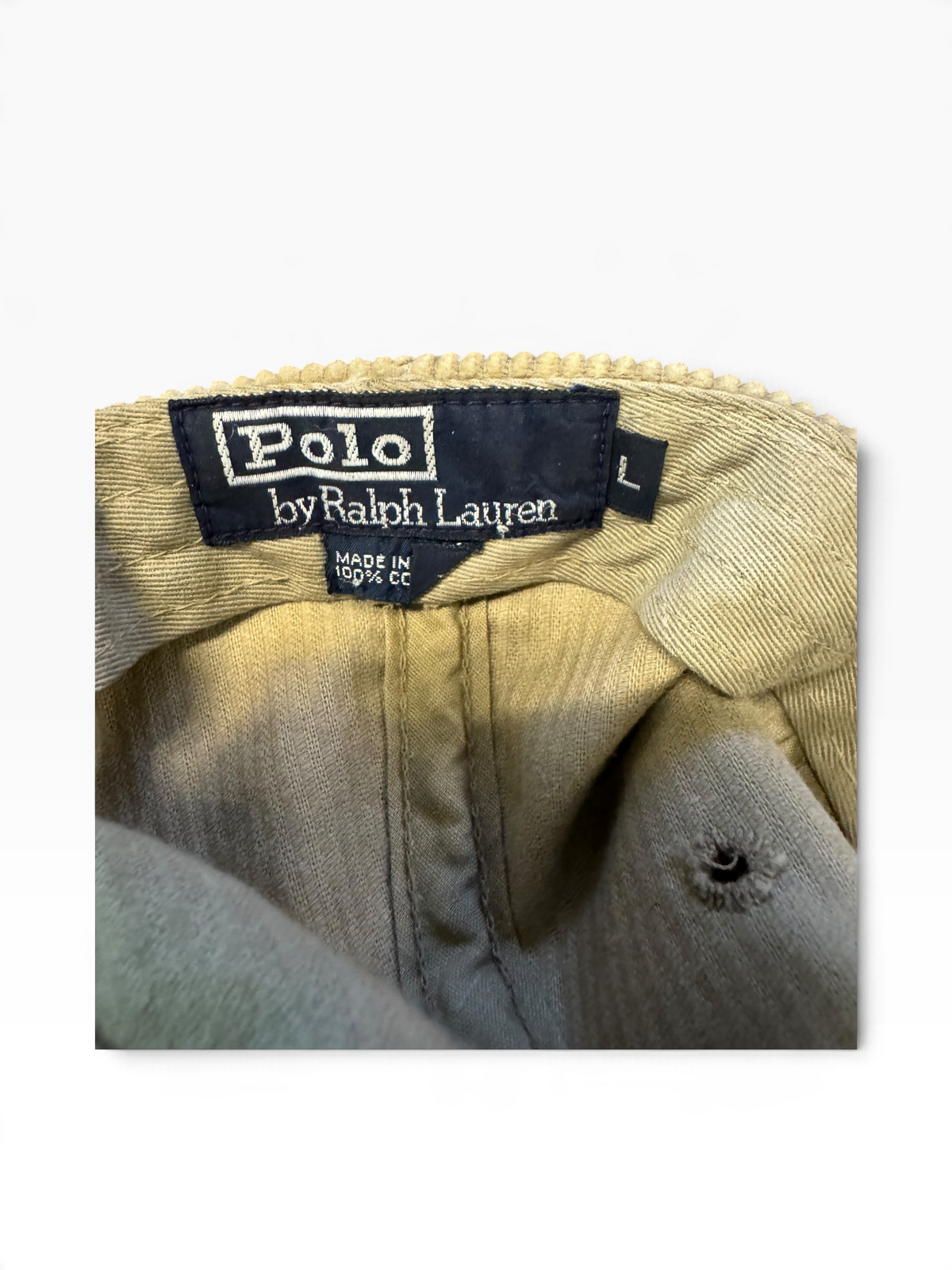 Vintage OG Polo Country Ralph Lauren Corduroy Longbill Hat