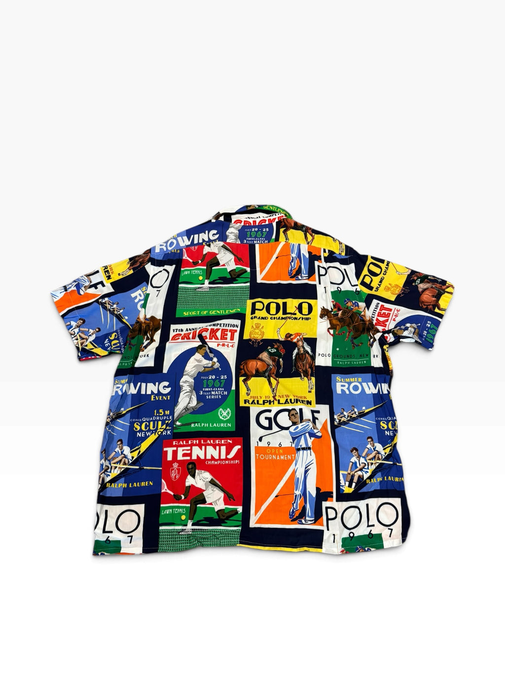 NWT Polo Ralph Lauren Patchwork Cricket Vacation Shirt