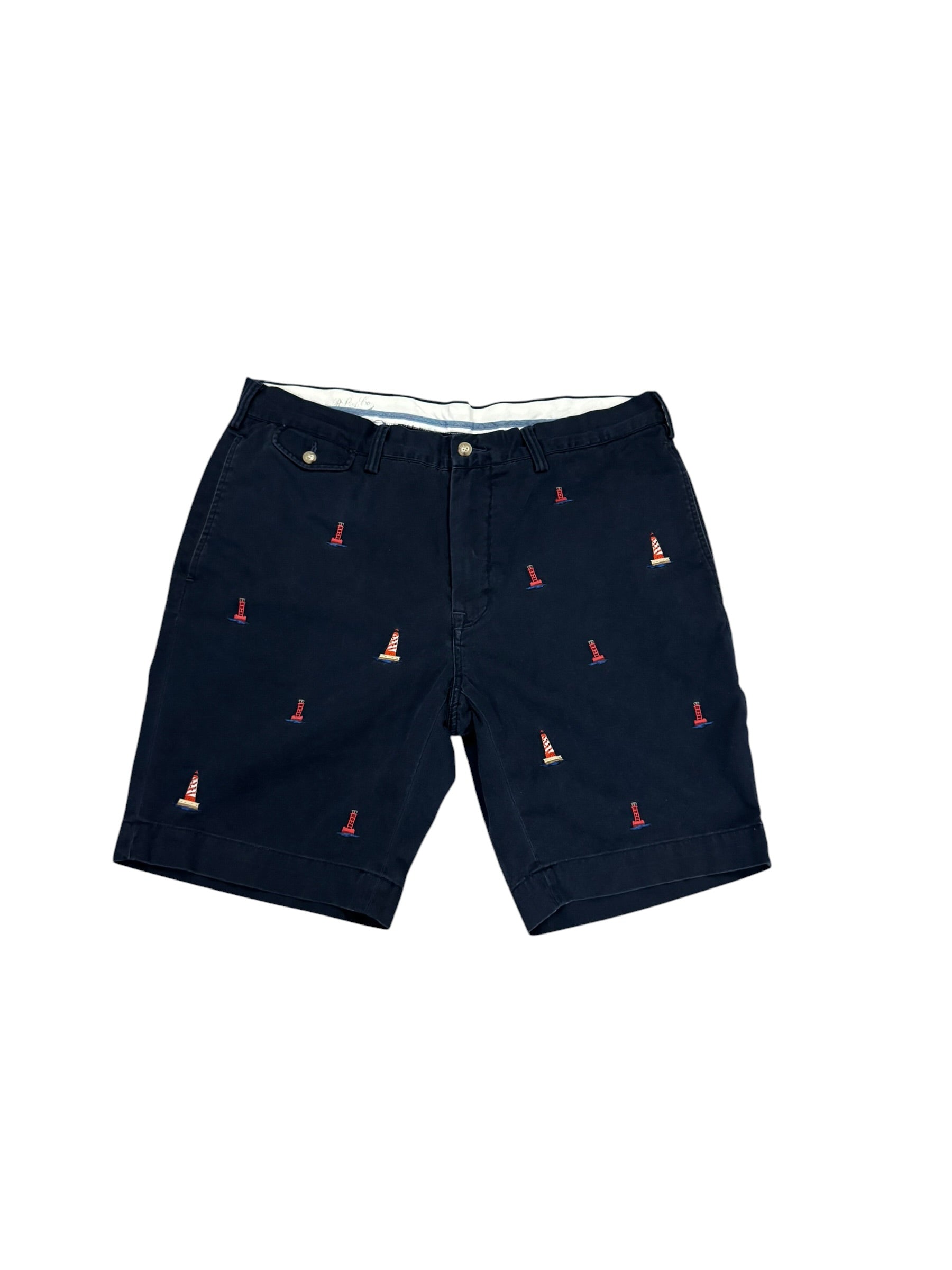 Polo Ralph Lauren Embroidered Lighthouse Sailing Shorts