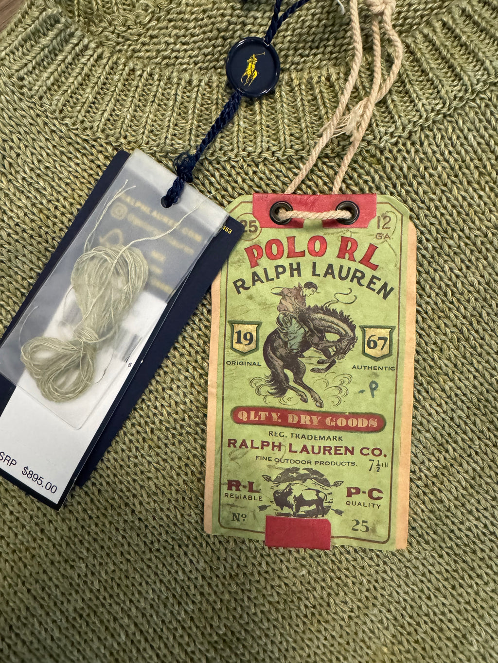 NWT Polo Ralph Lauren Linen Rodeo Knit