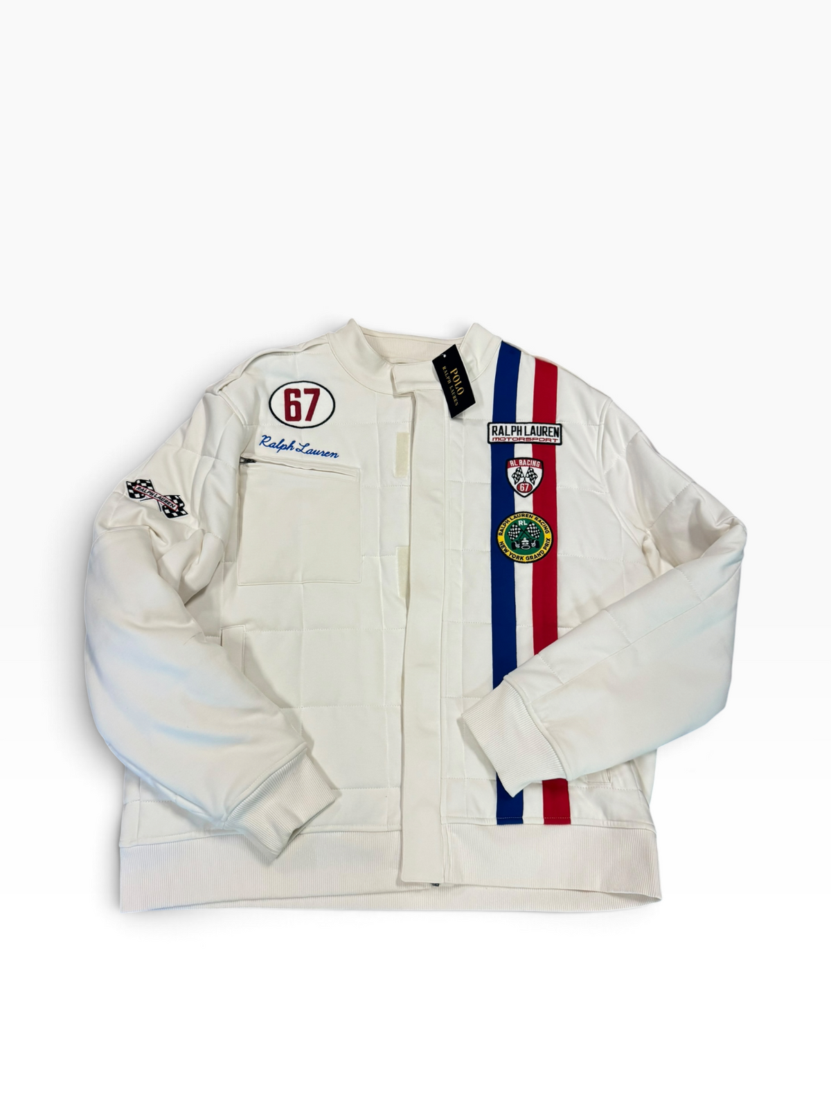NWT Polo Ralph Lauren Quilted Racing Jacket